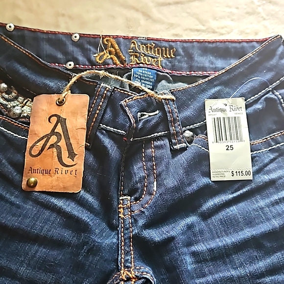 Antique River Bootcut Jeans Woman blue size 25 - Picture 2 of 4